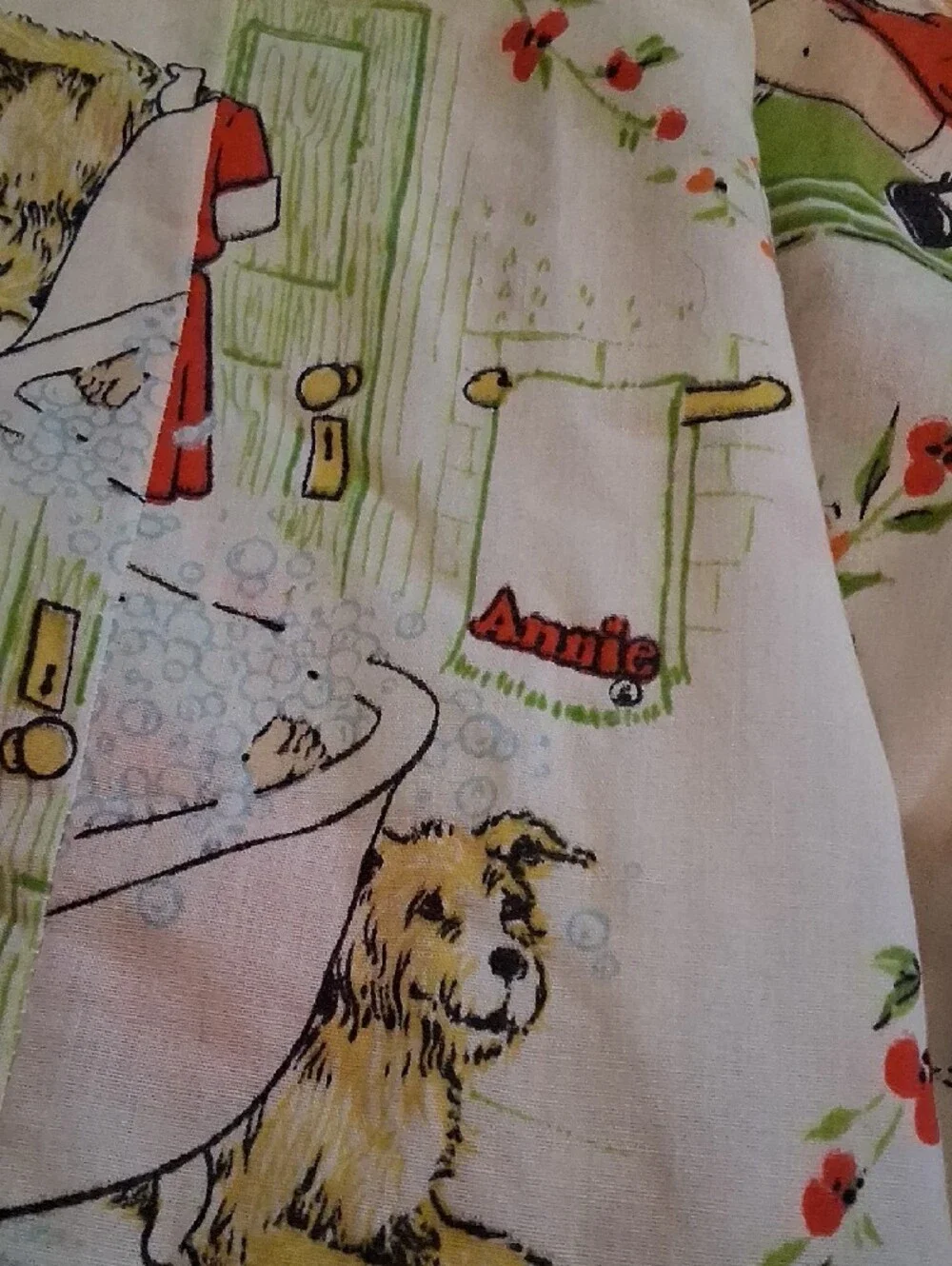 Vintage Little Orphan Annie Full Size Duvet Cover!!! Excluded From Sale